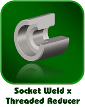 Socket Weld x Threaded Reducer